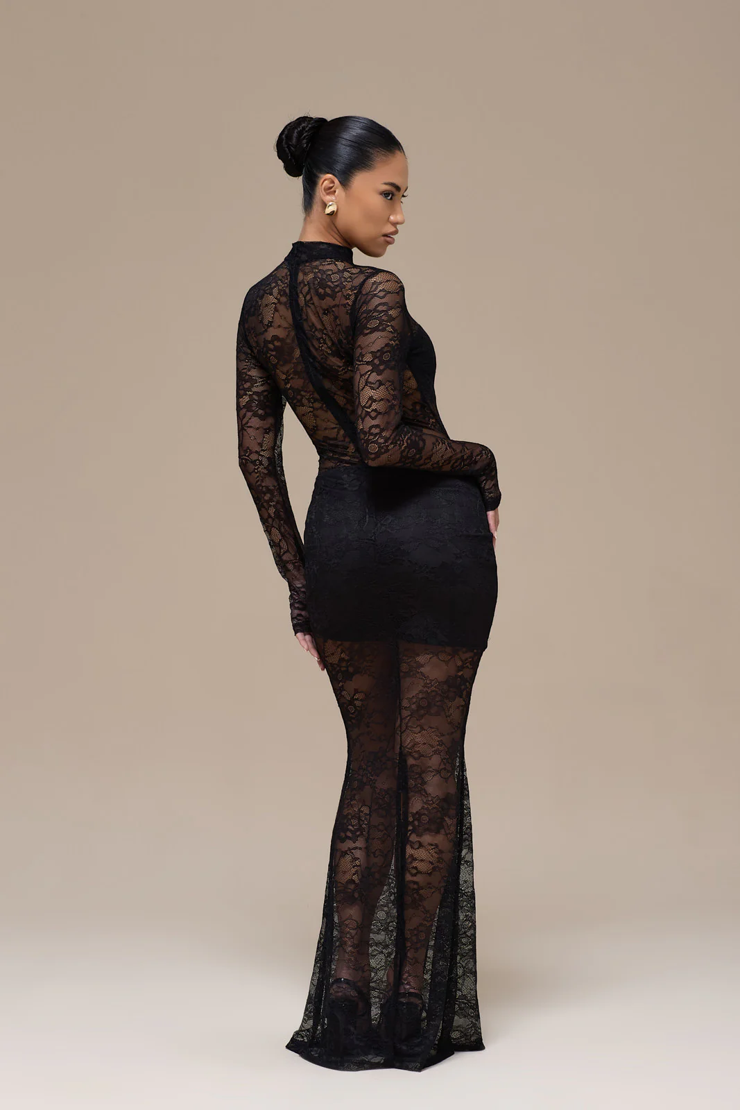 BRITNEY LACE BODYSUIT | BLACK - Image 3