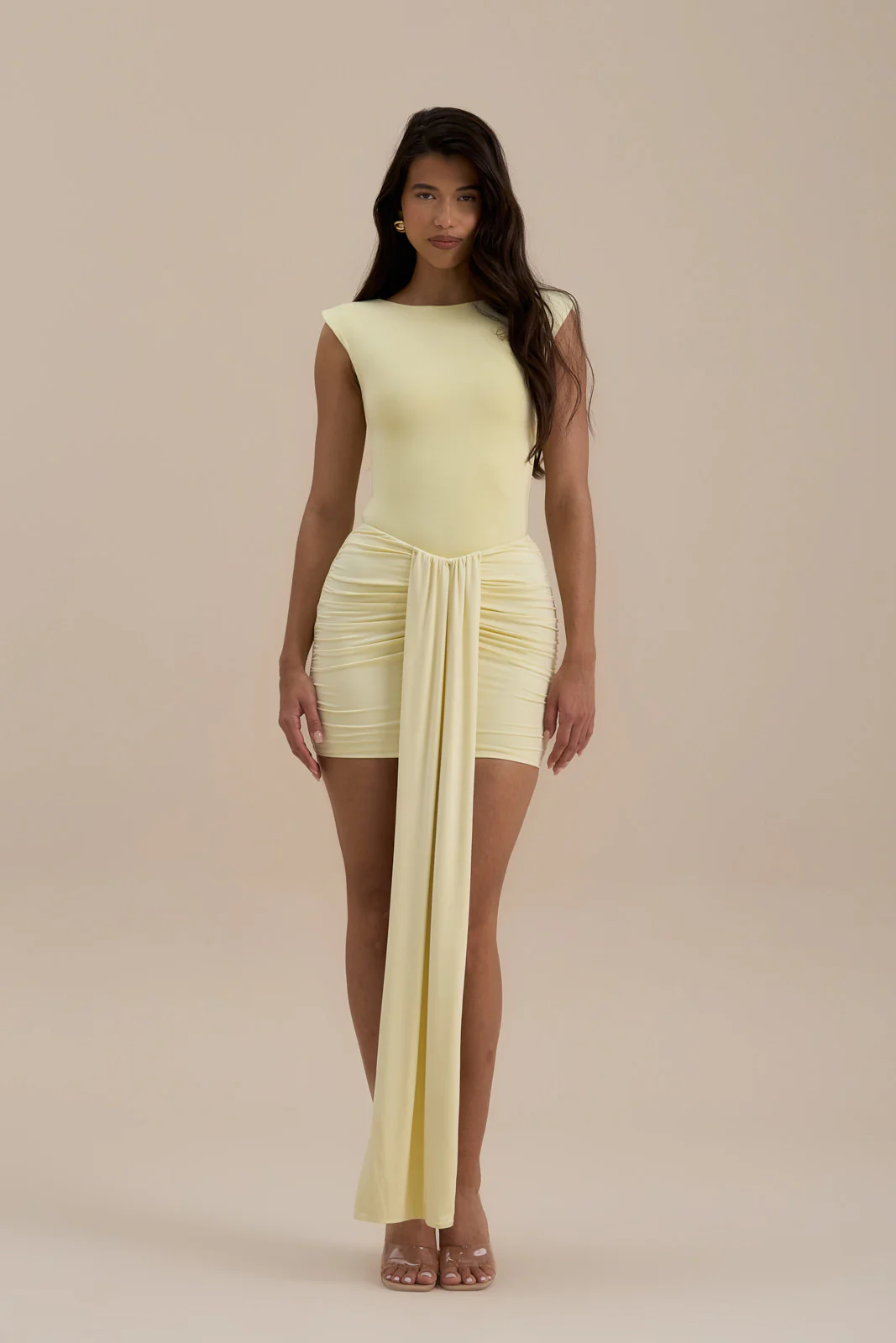 NARA SLEEVELESS BODYSUIT | LEMON - Image 4