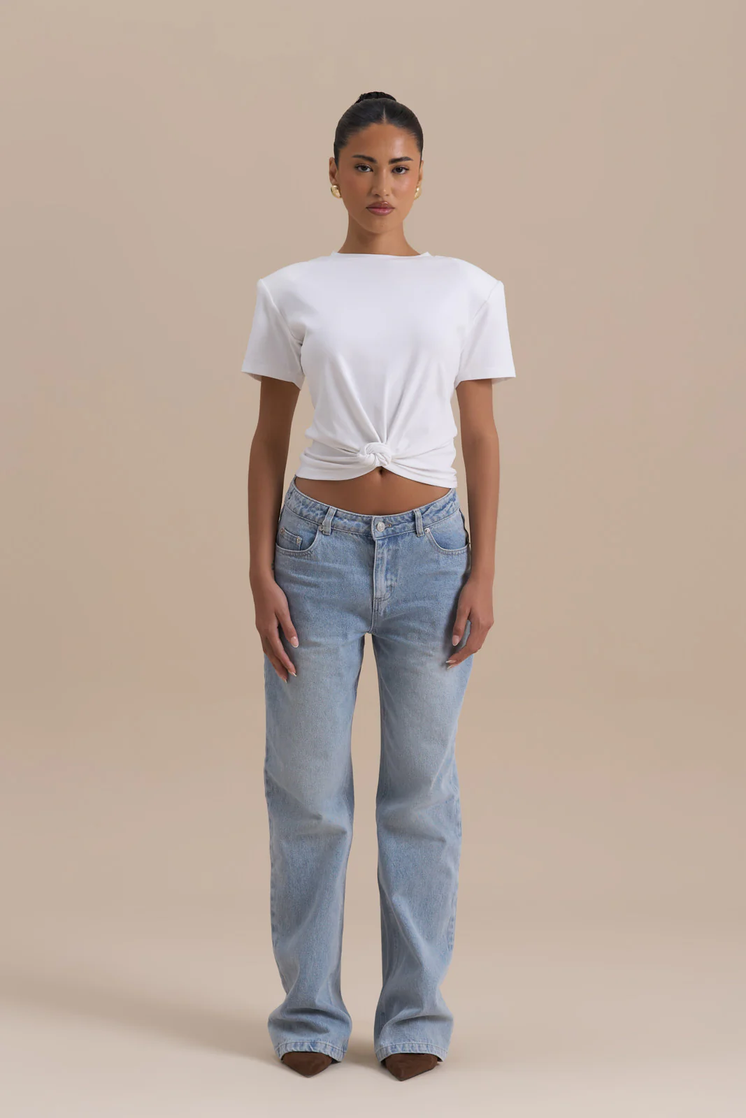 KNOT SO BASIC T-SHIRT | WHITE - Image 10