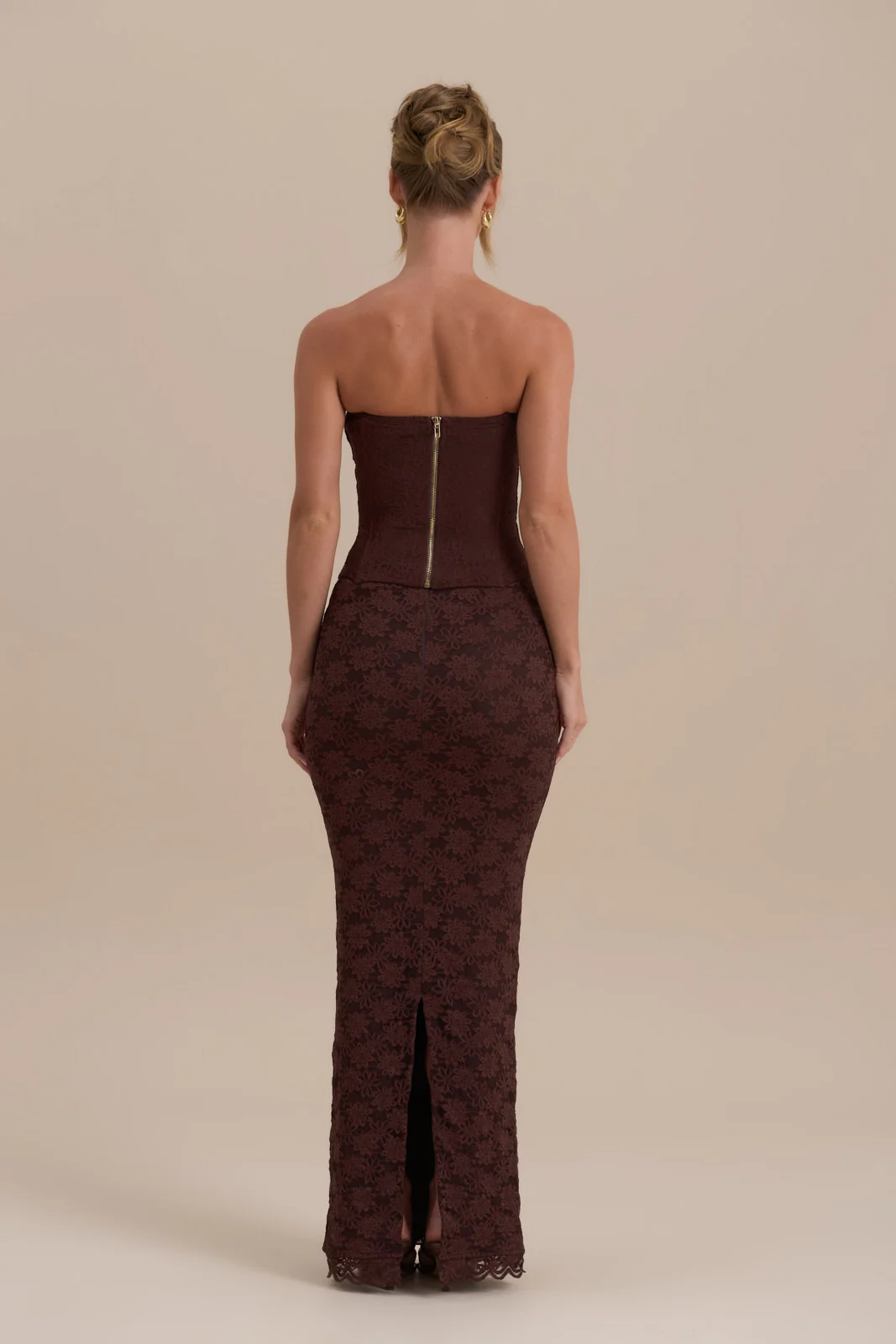 LACIE CORSET TOP | CHOCOLATE LACE - Image 5