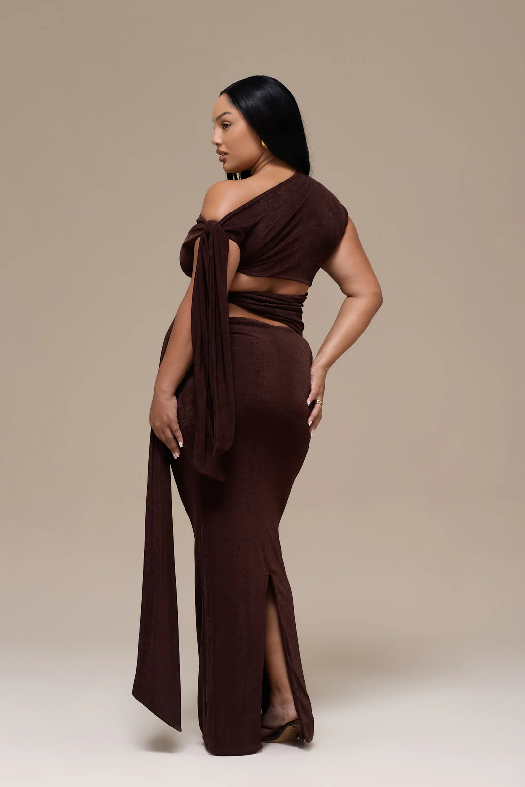 NOA MAXI SKIRT | ESPRESSO - Image 5