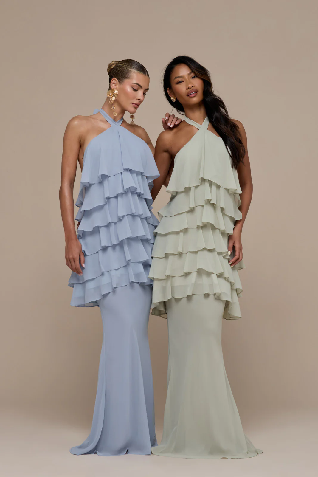 PRIMROSE MAXI SKIRT | POWDER BLUE - Image 2